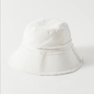 Urban Outfitters Frayed Canvas Bucket Hat